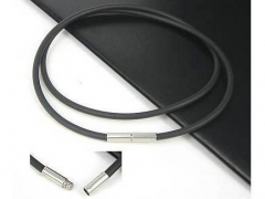 2mm Cable en Cuero con Cierre en Acero Quirúrgico CH-003-L2