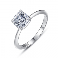 Anillos de diamantes de joyería de plata esterlina 925 para mujer   JZ06