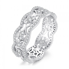 Nuevos anillos de mujer de la moda de joyería de plata de ley 925 BSR428-6