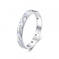 Nuevos anillos de mujer de la moda de joyería de plata de ley 925 BSR443