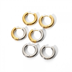 moda Pendientes Joyas de acero inoxidable chapadas en oro ES-2480