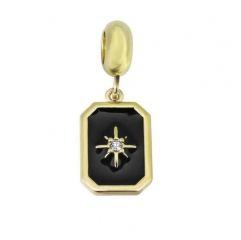 Stainless Steel 18K Gold plated pendant charm Jewelry Accessory  PD0883G