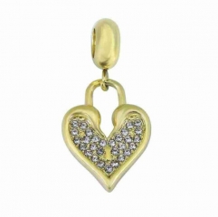 Stainless Steel 18K Gold plated pendant charm Jewelry Accessory  PD0881WG
