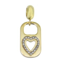 Stainless Steel 18K Gold plated pendant charm Jewelry Accessory  PD0877WG