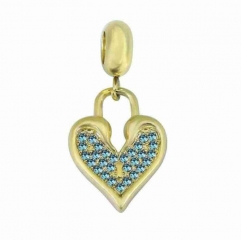 Stainless Steel 18K Gold plated pendant charm Jewelry Accessory  PD0881BG