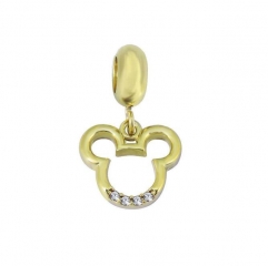 Stainless Steel 18K Gold plated pendant charm Jewelry Accessory  PD0886WG