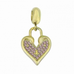 Stainless Steel 18K Gold plated pendant charm Jewelry Accessory  PD0881PG