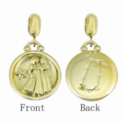 Stainless Steel 18K Gold plated pendant charm Jewelry Accessory  PD0873LG