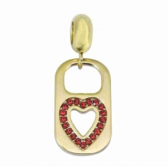 Stainless Steel 18K Gold plated pendant charm Jewelry Accessory  PD0877RG