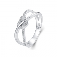 925 anillos de joyería de plata de ley para mujeres  BSR464