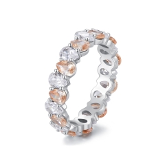 925 anillos de joyería de plata de ley para mujeres  BSR477