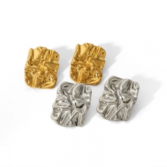 moda Pendientes Joyas de acero inoxidable chapadas en oro ES-2777