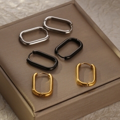 Pendientes de joyería de regalo minimalistas de acero inoxidable para mujer  ES-3047