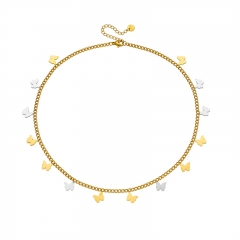 collar de mujer 18 chapado en oro collar joyería NS-1882
