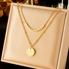 collar de mujer 18 chapado en oro collar joyería NS-1898