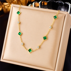 collar de mujer 18 chapado en oro collar joyería NS-1904
