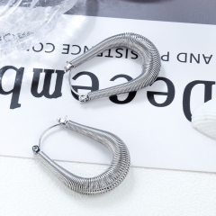 Pendientes de joyería de regalo minimalistas de acero inoxidable para mujer  ES-3017S