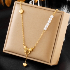 collar de mujer 18 chapado en oro collar joyería NS-1921