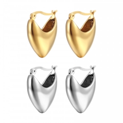 Pendientes de moda de alta calidad chapados en oro de acero inoxidable para mujer  ES-3090